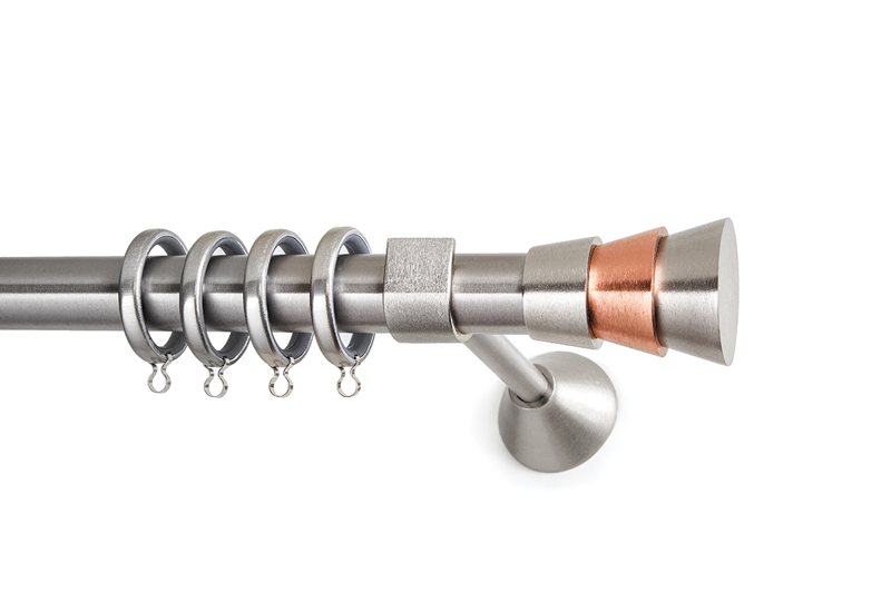 Anartisi - ΣΗΜΑΝΤΙΚΟ: Σε περίπτωση διαφοράς τιμής από το κατάστημα ισχύει παντα και μόνο η τιμή του καταστήματος Anartisi Κουρτινόξυλο Φ25 Triplo Nickel/Copper